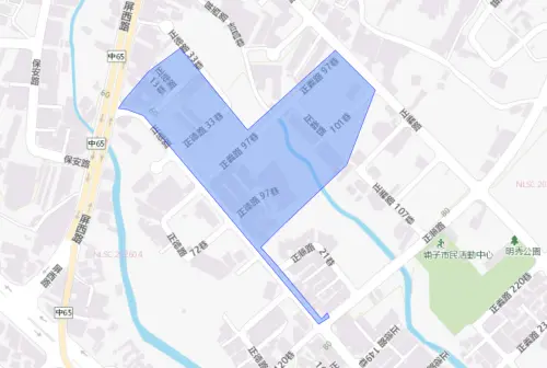 ▲台中市沙鹿區8月17日停水範圍。（圖／自來水公司water.gov.tw）