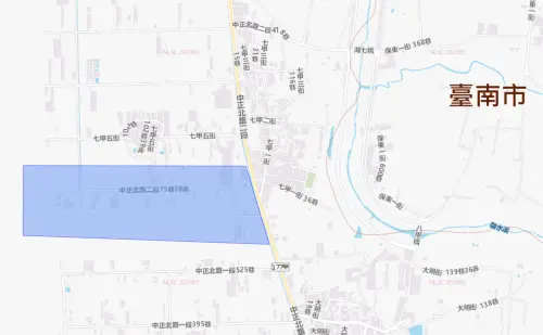 ▲台南市歸仁區8月17日停水範圍。（圖／自來水公司water.gov.tw）