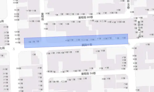 ▲台南市新營區8月17日停水範圍。（圖／自來水公司water.gov.tw）