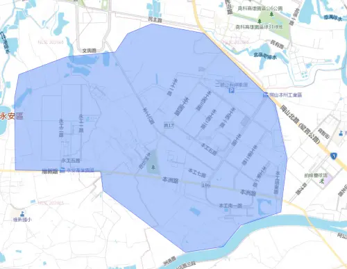 ▲高雄市8月17日停水範圍。（圖／自來水公司water.gov.tw）