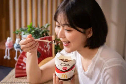 ▲麥當勞聯名KITKAT「巧克力脆脆冰炫風」單點69元。（圖／麥當勞mcdonalds.com）