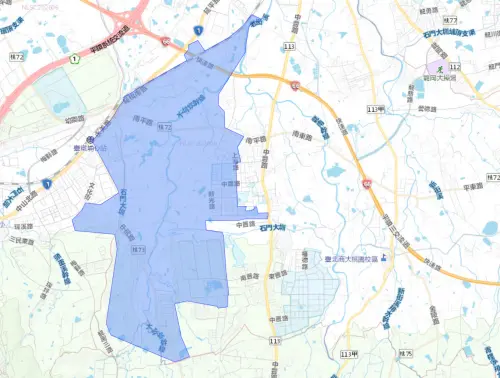 ▲桃園市楊梅區8月18日停水範圍。（圖／自來水公司water.gov.tw）
