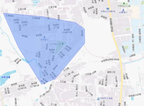 ▲桃園市平鎮區8月18日停水範圍。（圖／自來水公司water.gov.tw）