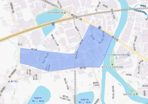 ▲桃園市蘆竹區8月18日停水範圍。（圖／自來水公司water.gov.tw）