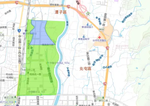 ▲台中市8月18日停水範圍。（圖／自來水公司water.gov.tw）
