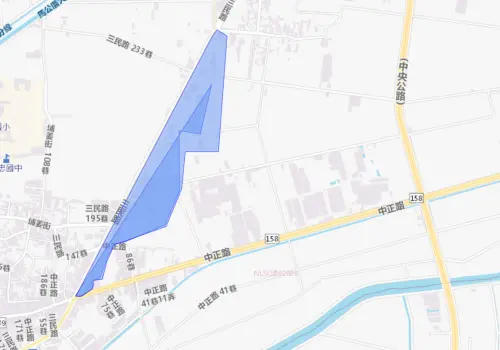▲雲林縣褒忠鄉8月18日停水範圍。（圖／自來水公司water.gov.tw）