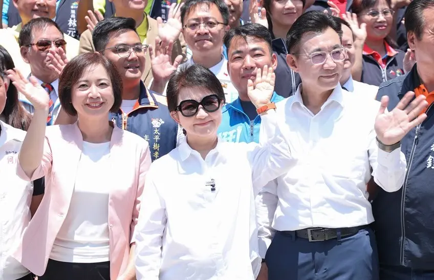 ▲「新台灣國策智庫」今天公布台中市長選舉國民黨參選人江啟臣與何欣純民調結果，差距6.7個百分點，外界認為中聯致癌油事件延燒，對選情造成影響。（資料畫面／台中市政府提供）