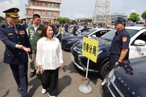 屏東添購32輛警用車輛　強化警力機動與執勤