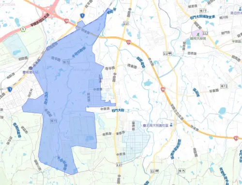 ▲桃園市楊梅區8月19日停水範圍。（圖／自來水公司water.gov.tw）