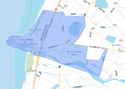 ▲桃園市新屋區8月19日停水範圍。（圖／自來水公司water.gov.tw）