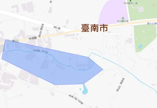 ▲台南市仁德區8月19日停水範圍。（圖／自來水公司water.gov.tw）