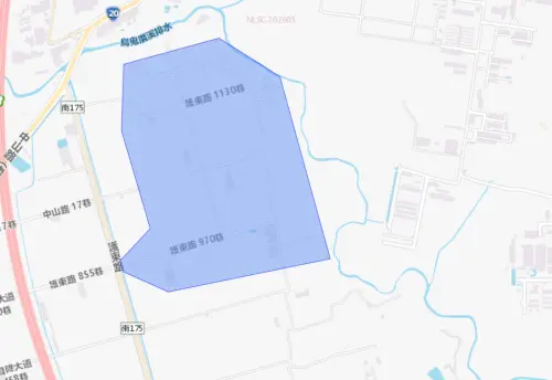 ▲台南市新化區8月19日停水範圍。（圖／自來水公司water.gov.tw）