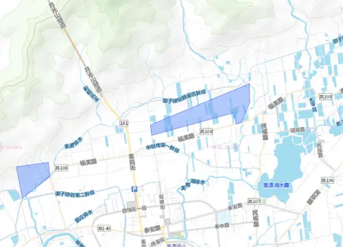 ▲高雄市美濃區8月19日停水範圍。（圖／自來水公司water.gov.tw）
