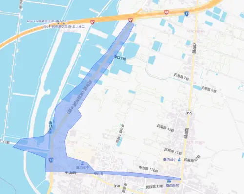 ▲雲林縣臺西鄉8月19日停水範圍。（圖／自來水公司water.gov.tw）