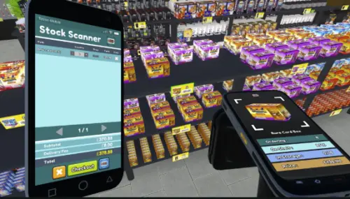 ▲玩家得處理店內進貨、補貨及結帳等工作，隨著生意擴大也能持續增加商品種類。（圖／翻攝自OPNeon Games）