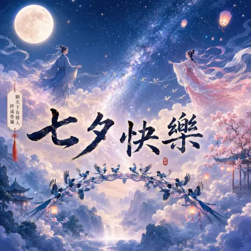 ▲2026七夕情人節圖片免費下載。（圖／AI生成、記者黃韻文監製）
