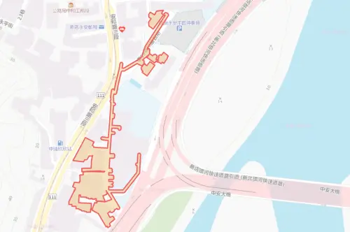 ▲新北市新店區8月20日停水範圍。（圖／自來水公司water.gov.tw）