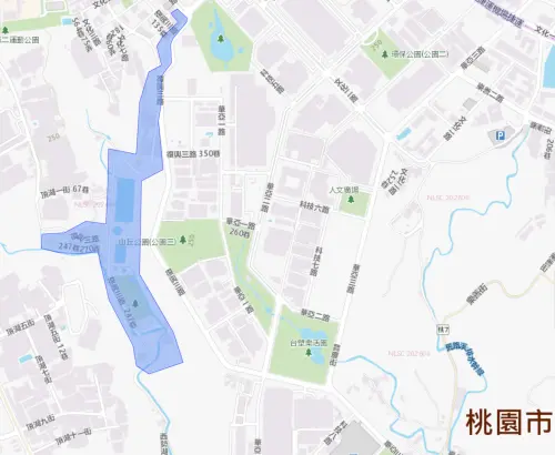 ▲桃園市龜山區8月20日停水範圍。（圖／自來水公司water.gov.tw）