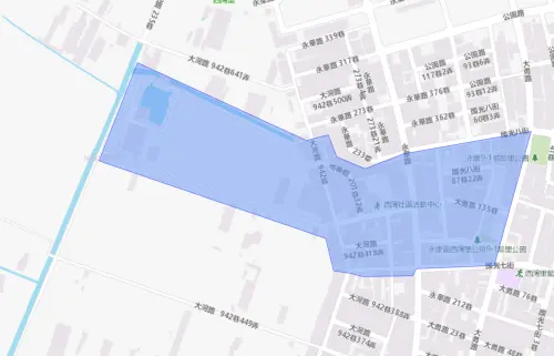 ▲台南市8月20日停水範圍。（圖／自來水公司water.gov.tw）