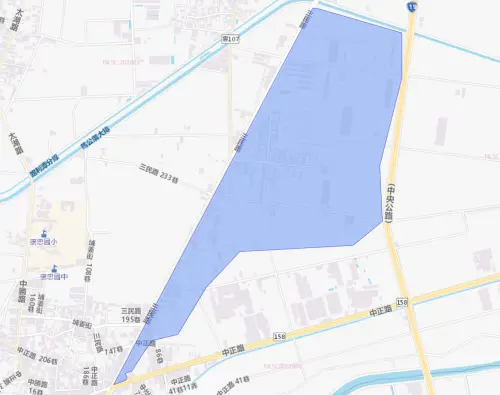 ▲雲林縣褒忠鄉8月20日停水範圍。（圖／自來水公司water.gov.tw）