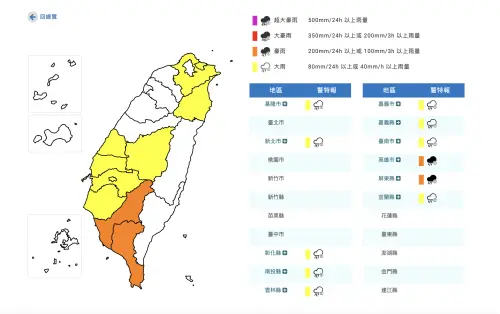 快訊／下班注意！11縣市「豪雨特報」　新北入列、高雄致災性降雨