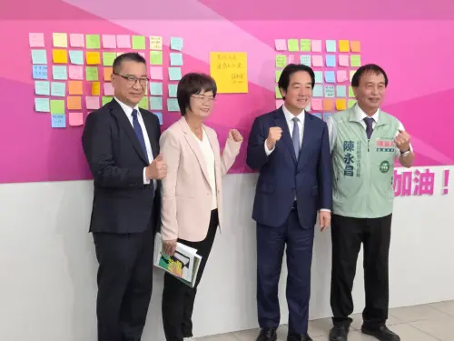 ▲民進黨中常會移師彰化，賴清德力挺陳素月。（圖／陳佩君攝，2026.08.19）