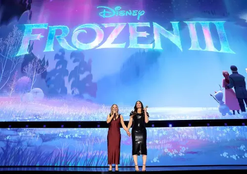 ▲《冰雪奇緣3》於D23公開最新消息，艾莎、安娜、阿克、雪寶等熟悉角色都將回歸，新作預計2027年11月上映。（圖／翻攝自D23）