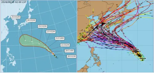 沙德爾恐達強颱！下周關鍵北轉、接近台灣　吳德榮：今起連5天雨
