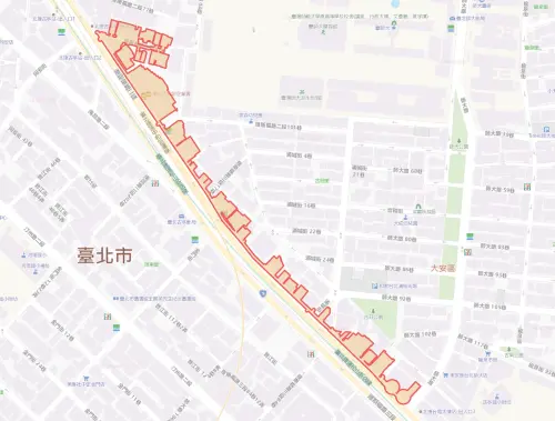 ▲台北市萬華區8月21日停水範圍。（圖／自來水公司water.gov.tw）