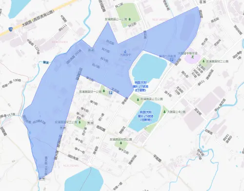 ▲桃園市8月21日停水範圍。（圖／自來水公司water.gov.tw）