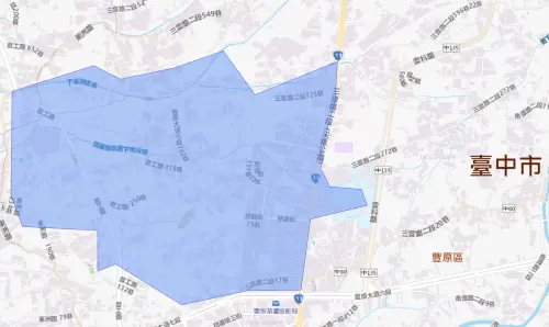 ▲台中市8月21日停水範圍。（圖／自來水公司water.gov.tw）
