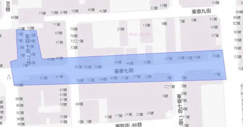 ▲台南市8月21日停水範圍。（圖／自來水公司water.gov.tw）
