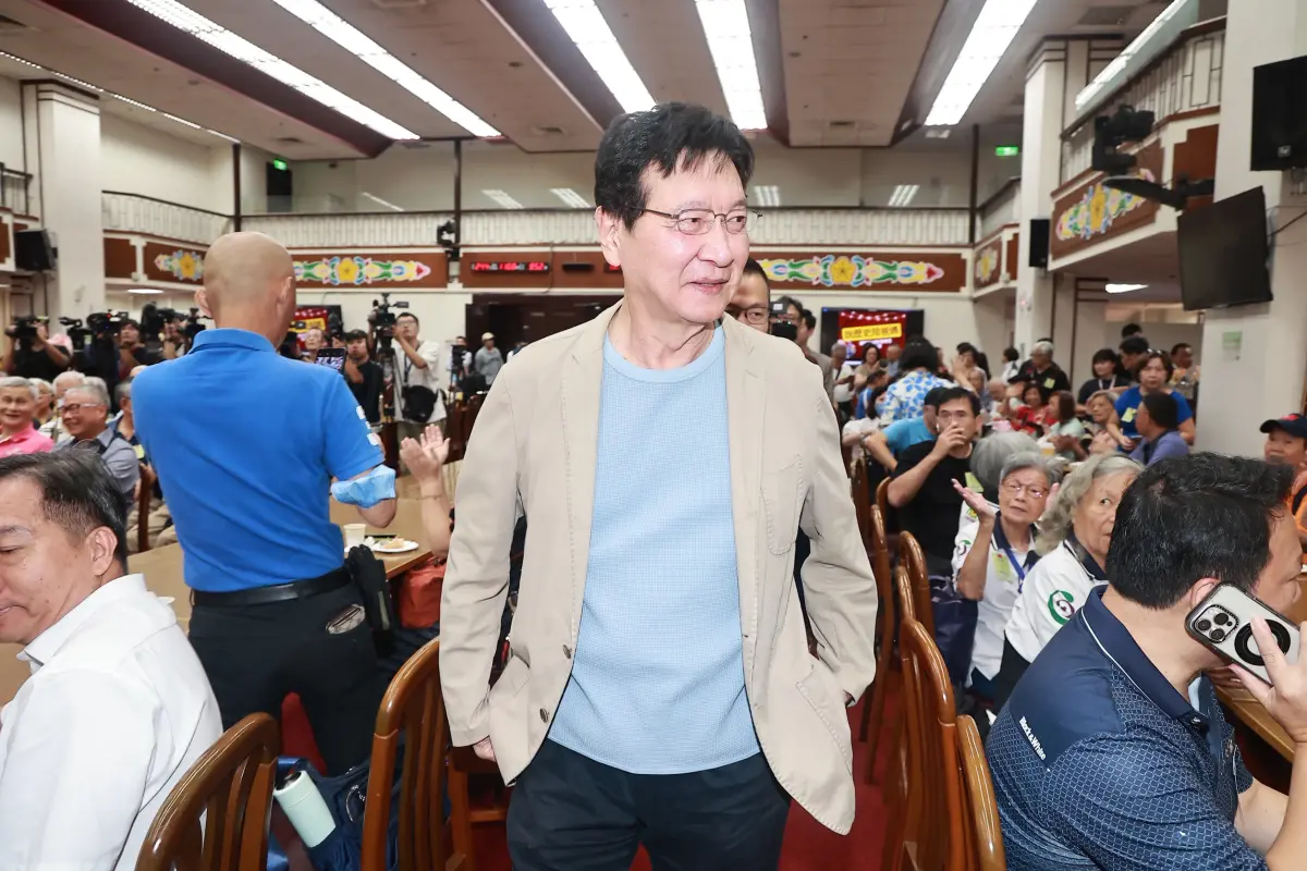 ▲戰鬥藍召集人趙少康預告，禿子、漢子、燕子要回來了。（圖／記者葉政勳攝）