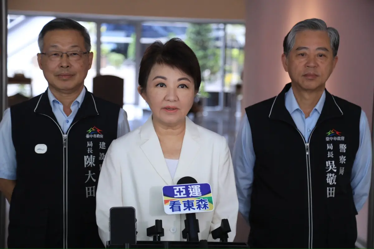 ▲盧秀燕談到未來國民黨重返執政，強調自己與韓國瑜、蔣萬安長期以來信念相同、彼此支持。（圖／台中市政府提供，2026.08.21）