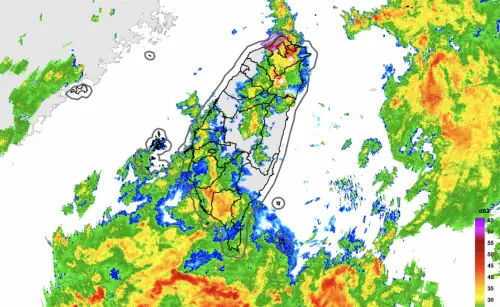 國家級警報響了！氣象署發布雙北、宜蘭大雷雨警戒　警戒範圍曝光