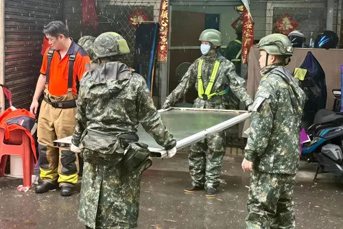 第四作戰區結合後備　協力安南災民重整家園