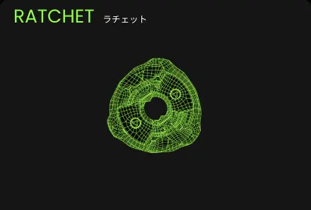▲Ratchet（棘輪）位於陀螺中間，不同規格會改變陀螺高度及與對手碰撞的位置。（圖／翻攝自BEYBLADE X）