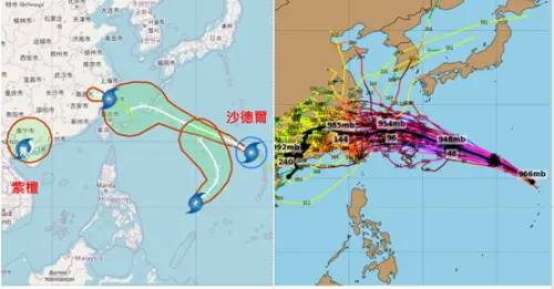 沙德爾颱風路徑危險！吳德榮：估成今年登陸首颱　以中颱之姿侵台