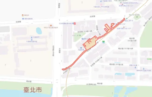 ▲台北市8月24日停水範圍。（圖／自來水公司water.gov.tw）