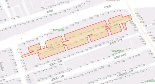 ▲新北市三重區8月24日停水範圍。（圖／自來水公司water.gov.tw）