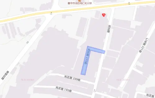 ▲台中市大里區8月24日停水範圍。（圖／自來水公司water.gov.tw）