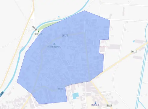 ▲台南市善化區8月24日停水範圍。（圖／自來水公司water.gov.tw）