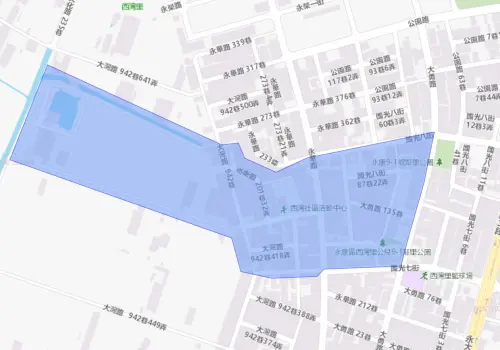 ▲台南市永康區8月24日停水範圍。（圖／自來水公司water.gov.tw）