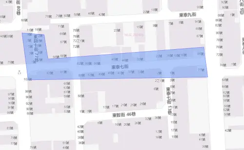 ▲台南市新營區8月24日停水範圍。（圖／自來水公司water.gov.tw）