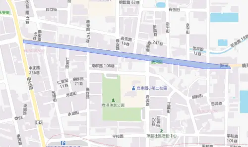 ▲彰化縣鹿港鎮8月24日停水範圍。（圖／自來水公司water.gov.tw）