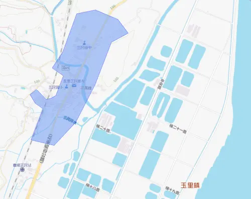 ▲花蓮縣8月24日停水範圍。（圖／自來水公司water.gov.tw）