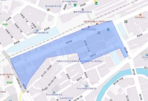 ▲桃園市中壢區8月25日停水範圍。（圖／自來水公司water.gov.tw）