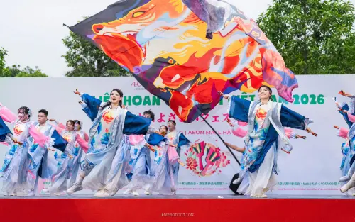 ▲Hanoi Sennen Yosakoi 河内千年-來自河內的YOSAKOI舞團，融合越南特色與日本YOSAKOI文化，展現青春活力。（圖／台中觀旅局提供）