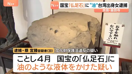 五熊1滴油揭千年愛情故事！天皇為妻蓋藥師寺　佛足石753年留至今