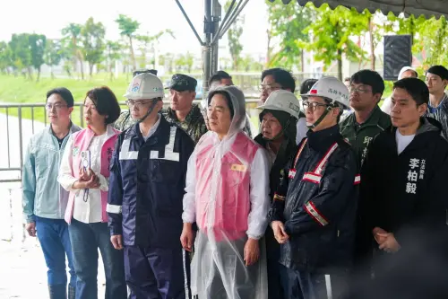 陪同賴清德、陳其邁視察治水　賴瑞隆：治水沒有終點
